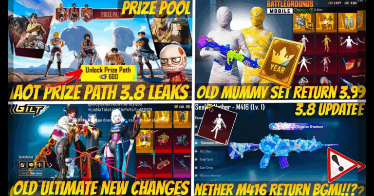 BGMI 3.8 Update Full Leaks: A13 Royal Pass, New Ultimate Set, Mythic Forge and More!