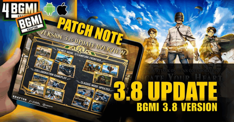 BGMI 3.8 Update Rolls Out: Steampunk Mode, Anniversary Crate, and Major Upgrades