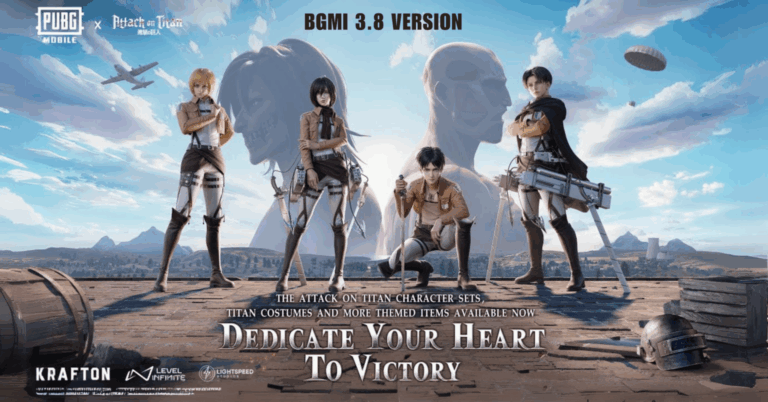 BGMI 3.8 Update: New “Attack on Titan” Themed Mode Brings Titan-Sized Action