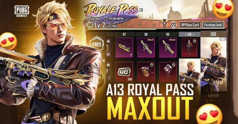 🕹️ BGMI A13 Royale Pass: Full Rewards, Features, and Update Highlights